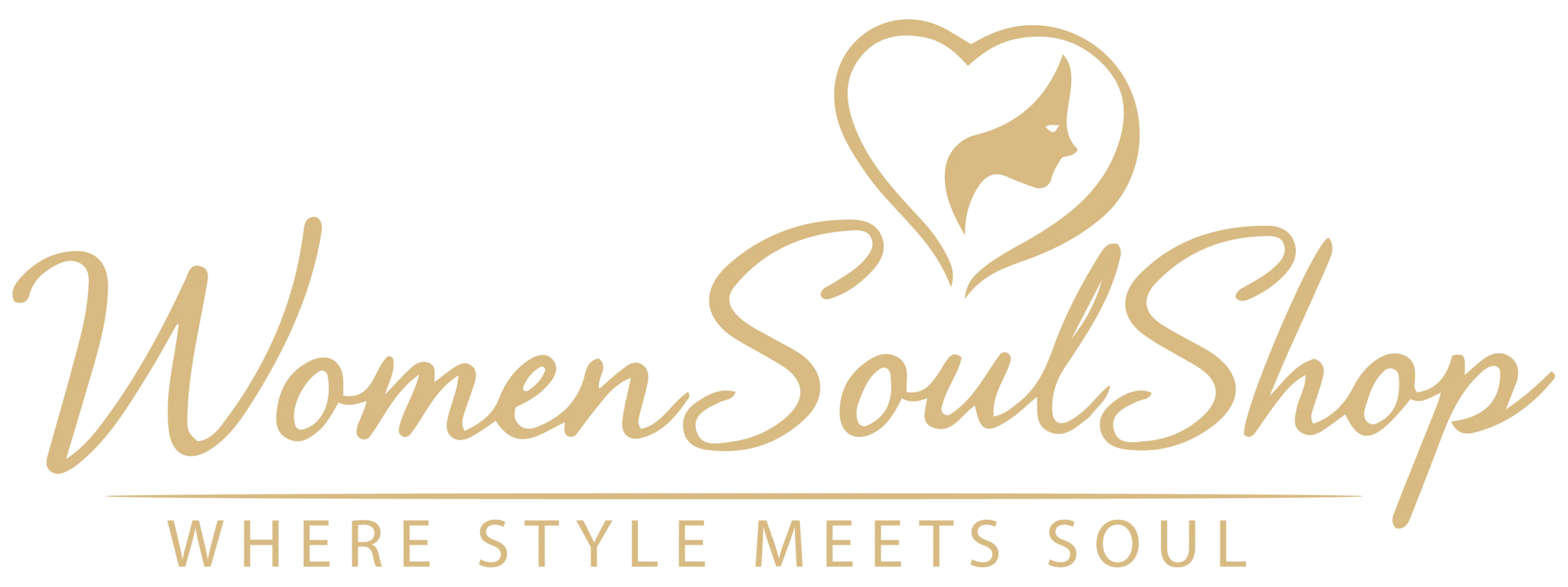 WomenSoulShop golden brand logo